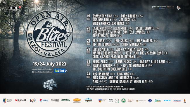 LINE-UP 2022 | Open Air Blues Festival Brezoi